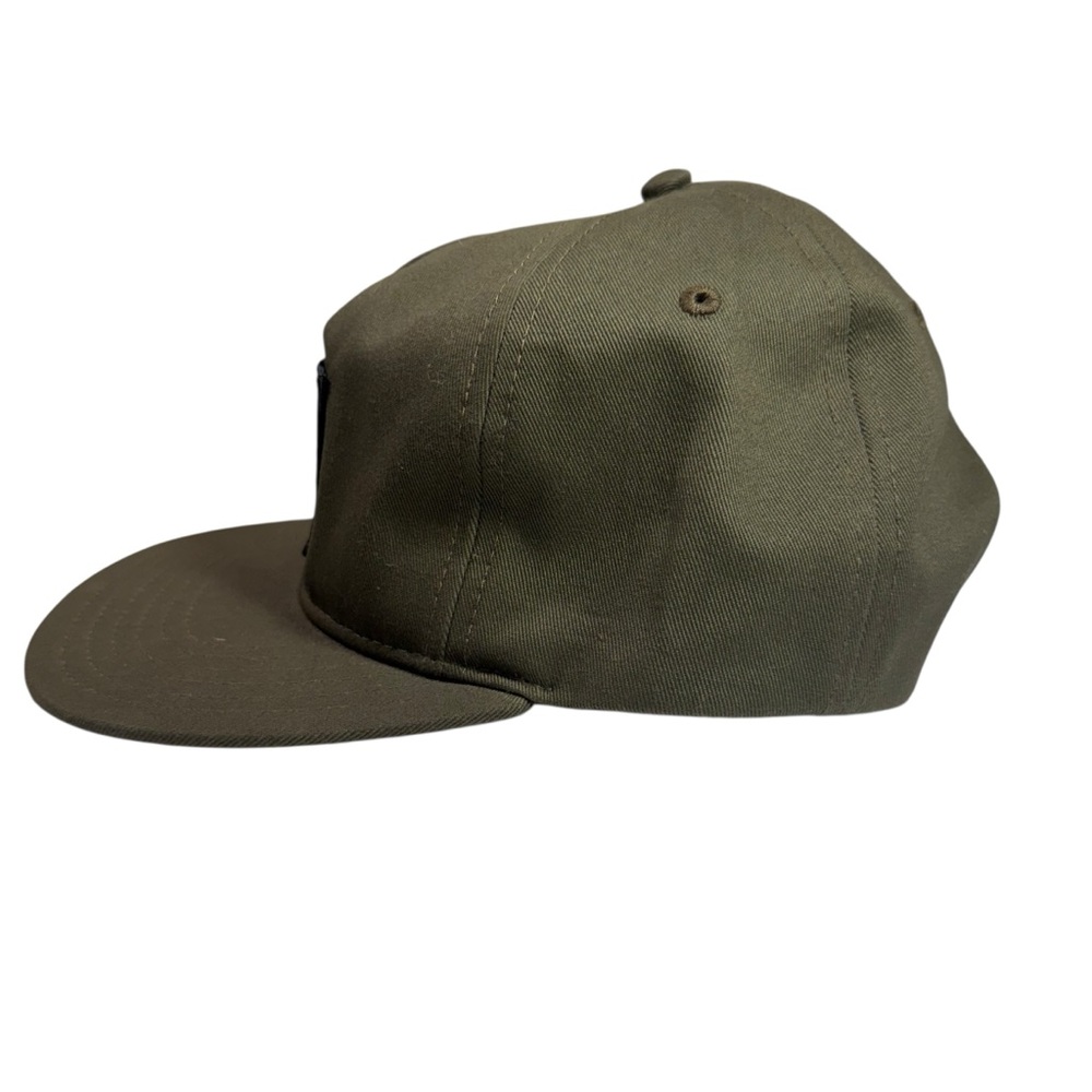 RVCA Khaki Cap‎ with Red and White Patch - Picture 2 of 6